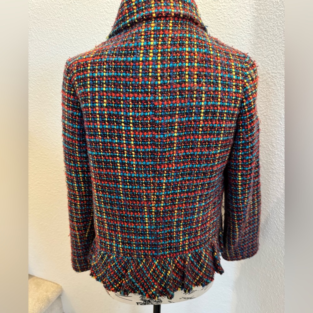Kate Spade ♠️ Tweed Pattern Blazer 6 - Picture 4 of 7
